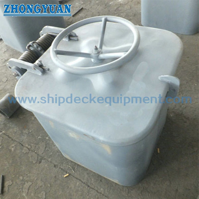 CB/T 3728 C কুইক অ্যাকশন ওয়েদারটাইট ছোট স্টিল হ্যাচ কভার উভয় সাইড মেরিন আউটফিটিং খুলুন