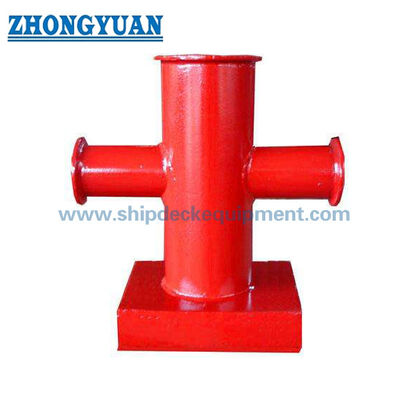 শিপ ক্রস বিট ক্রুসিফর্ম বোলার্ড | CB/T 3845-2000 ডেক ওয়েল্ডেড মুরিং বোলার্ড