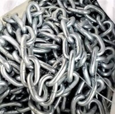 হট-ডিপ গ্যালভানাইজড স্টাডলেস অ্যাঙ্কর চেইন | ওপেন লিঙ্ক গ্রেড U1, U2 এবং U3