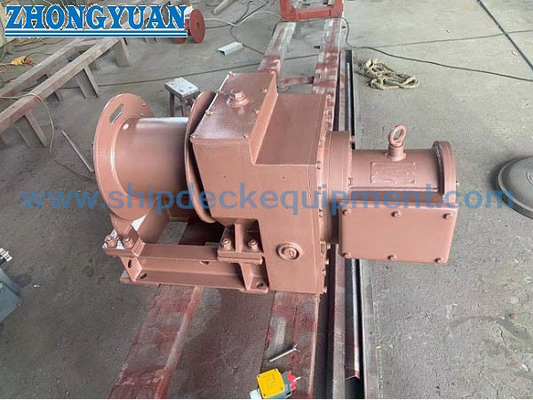 ISO7364 বৈদ্যুতিক মোটর চালিত 10/16 Kn সামুদ্রিক বাসস্থান মই উইঞ্চ শিপ ডেক সরঞ্জাম