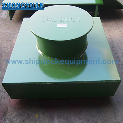 ইস্পাত প্লেট গড়া Recessed Bitts জাহাজ Towing সরঞ্জাম