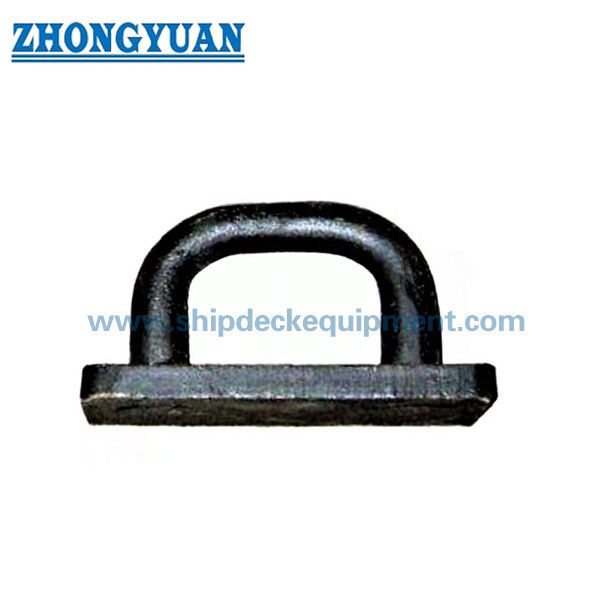JIS F 3410 Type D Forging Steel Oval Lifting Eyeplate Ship Mooring Equipment
